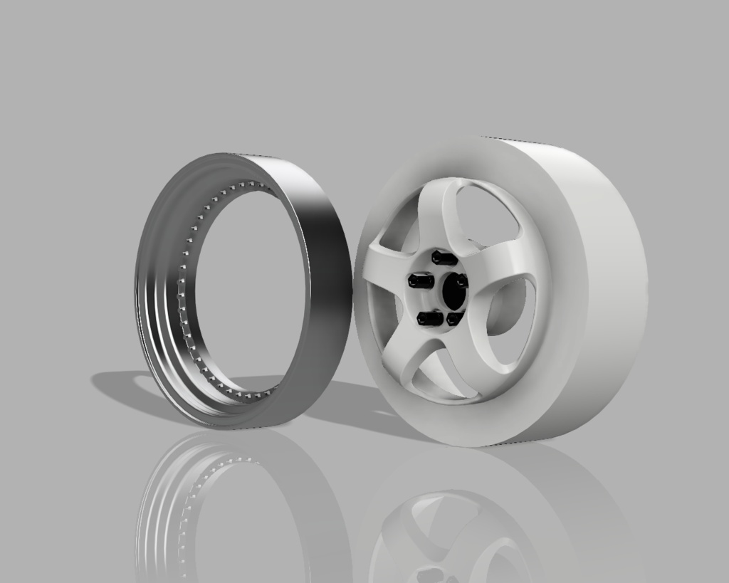 1/24 プラモデル ホイール マイスターS1 3Pタイプ