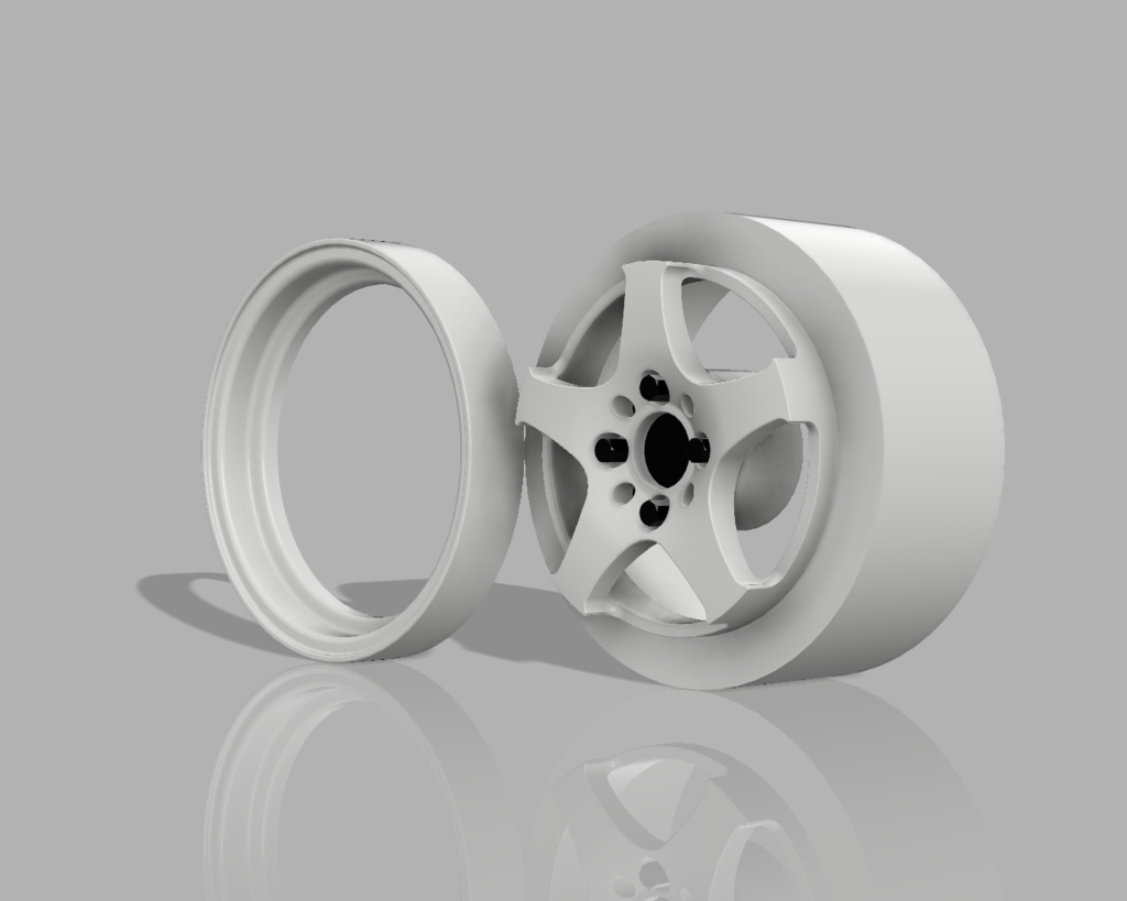 1/24 プラモデル ホイール RSZ-Rタイプ