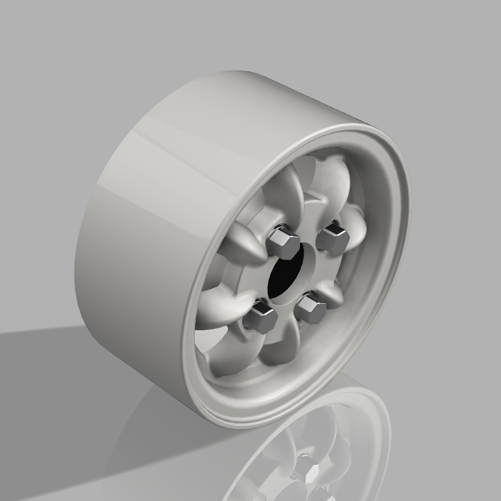1/24 プラモデル ホイール Minilite タイプ