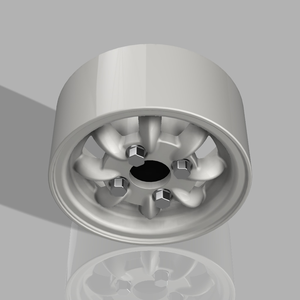 1/24 プラモデル ホイール Minilite タイプ