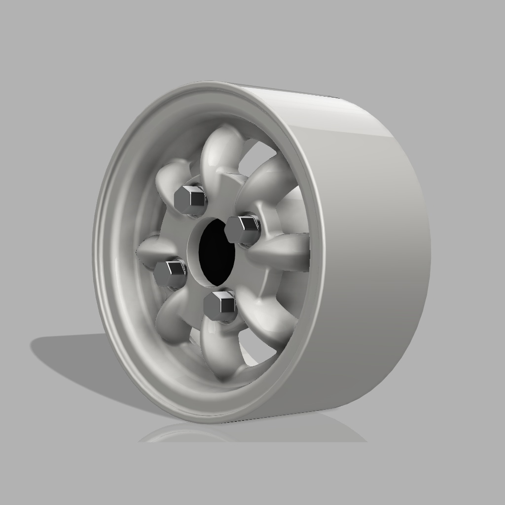 1/24 プラモデル ホイール Minilite タイプ