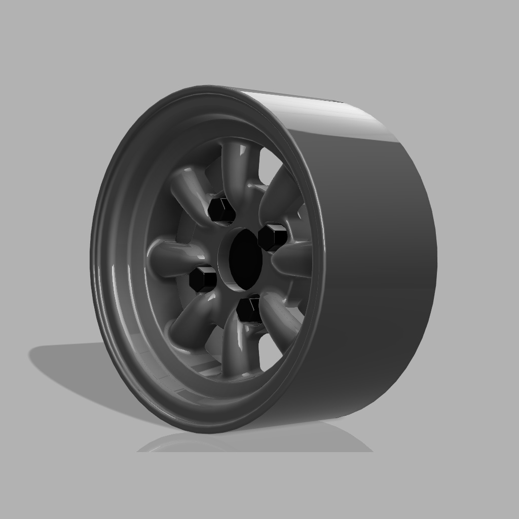 1/24 プラモデル ホイール 8スポーク 10 タイプ