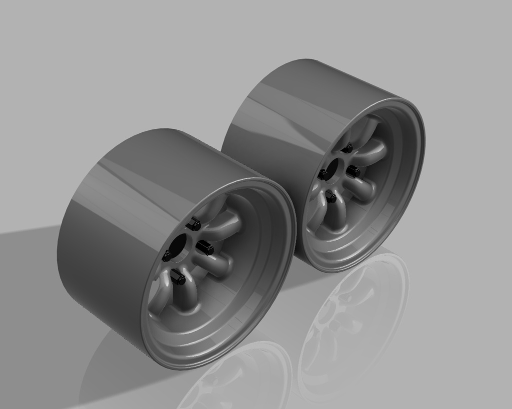1/24 プラモデル ホイール 神戸製鋼マグ タイプ