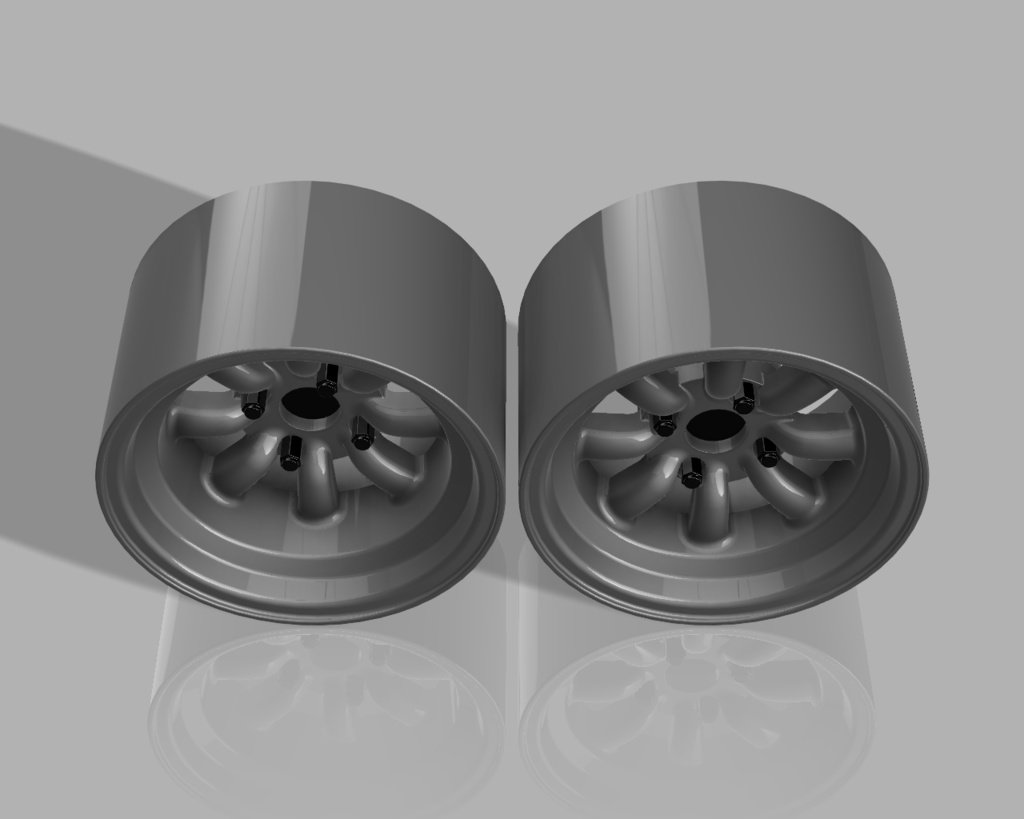 1/24 プラモデル ホイール 神戸製鋼マグ タイプ