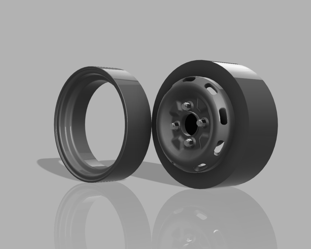 1/24 プラモデル ホイール GC10 7Jタイプ