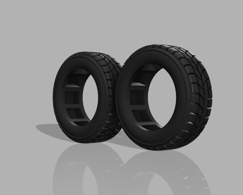 1/24 プラモデル タイヤ D93J タイプ