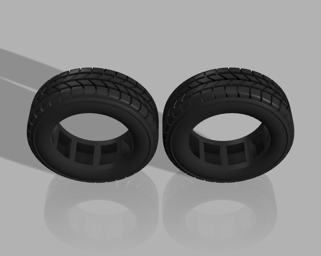 1/24 プラモデル タイヤ D93J タイプ