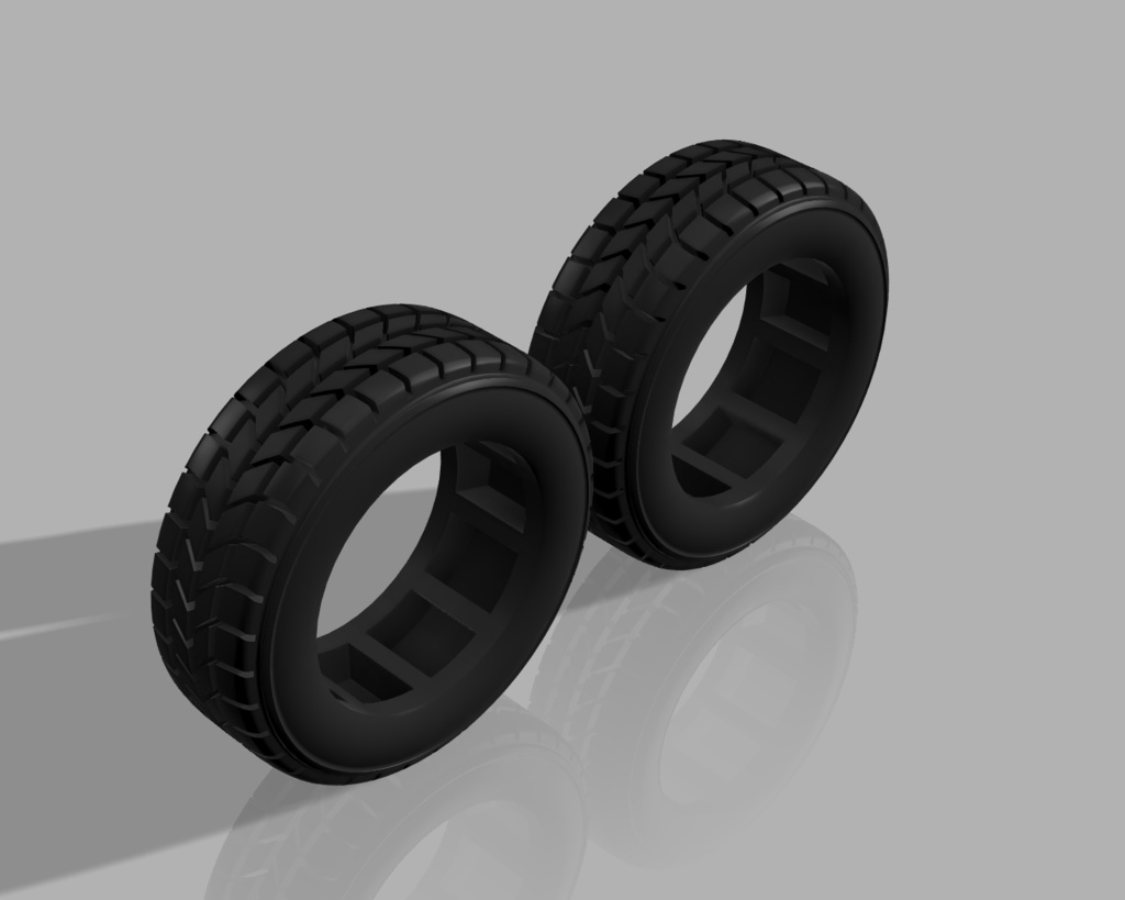 1/24 プラモデル タイヤ D93J タイプ