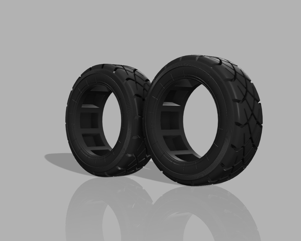 1/24 プラモデル タイヤ A032R タイプ