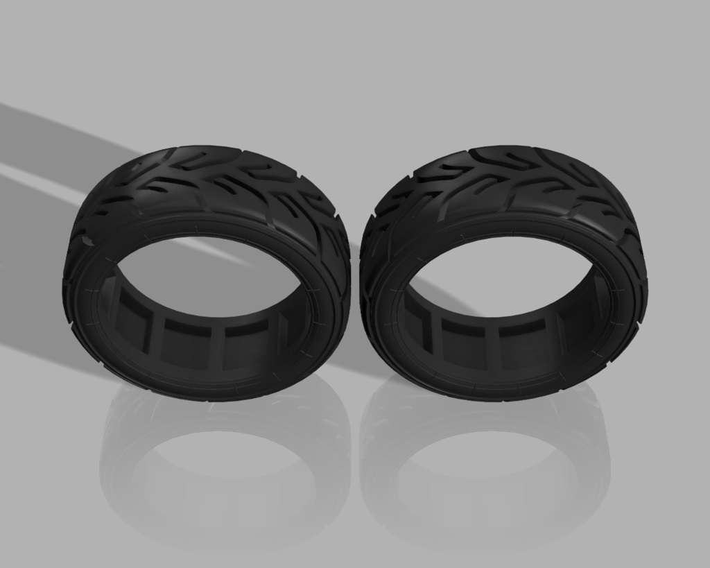 1/24 プラモデル タイヤ A048 12 タイプ