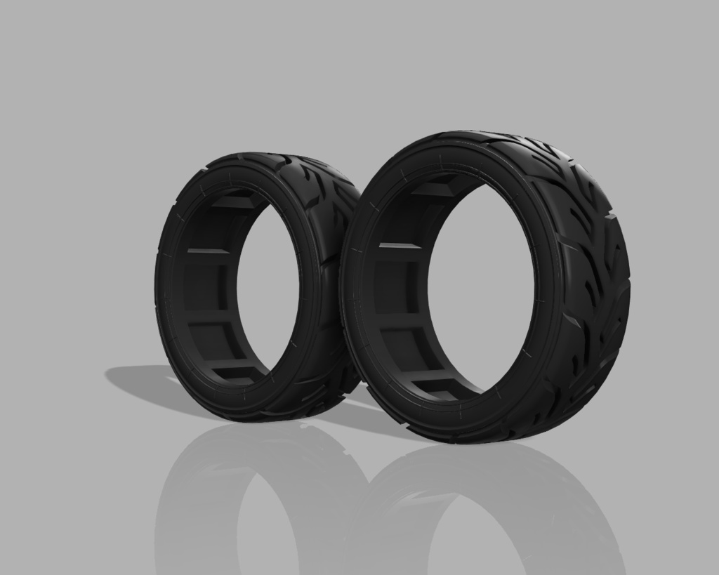 1/24 プラモデル タイヤ A048 12 タイプ