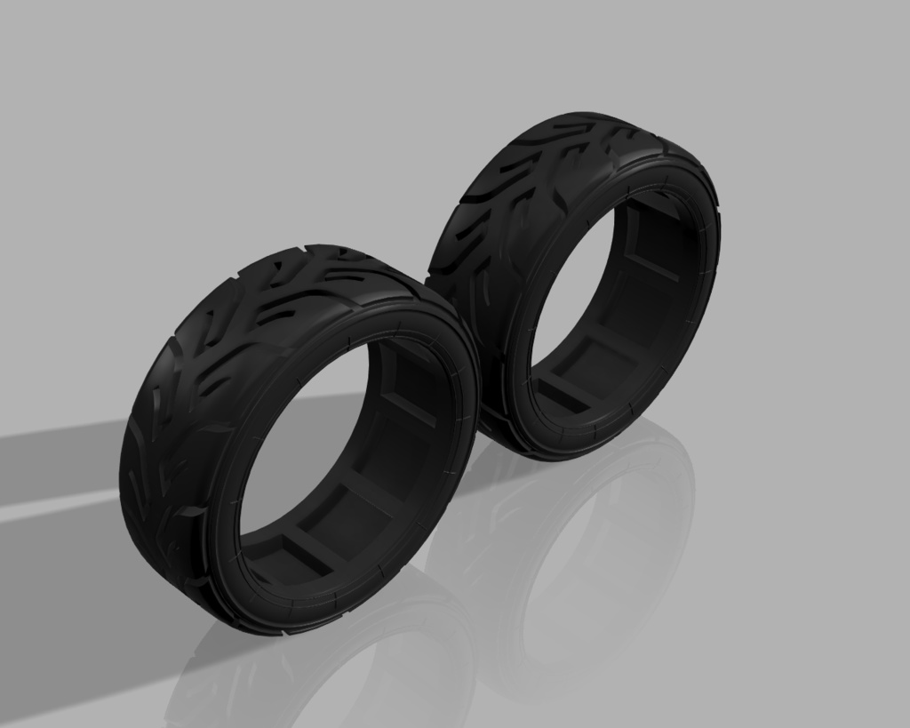 1/24 プラモデル タイヤ A048 12 タイプ