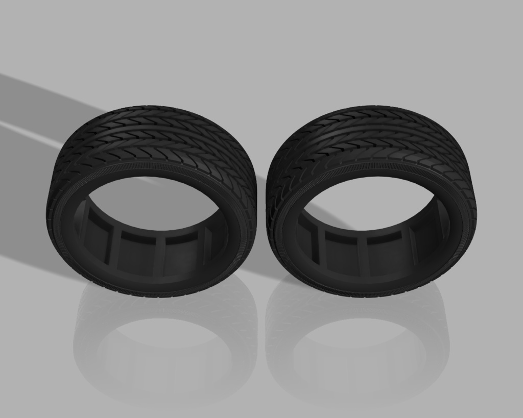 1/24 プラモデル タイヤ P7F タイプ