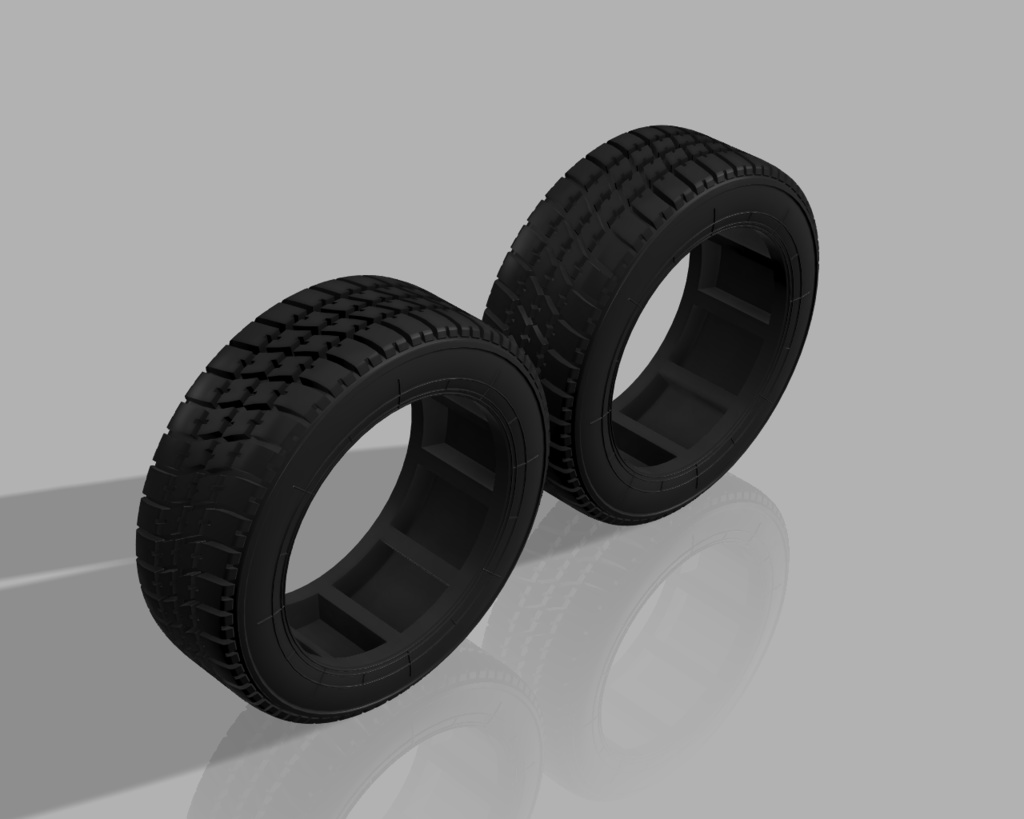 1/24 プラモデル タイヤ A021R タイプ