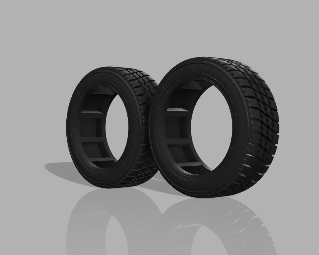 1/24 プラモデル タイヤ A021R タイプ