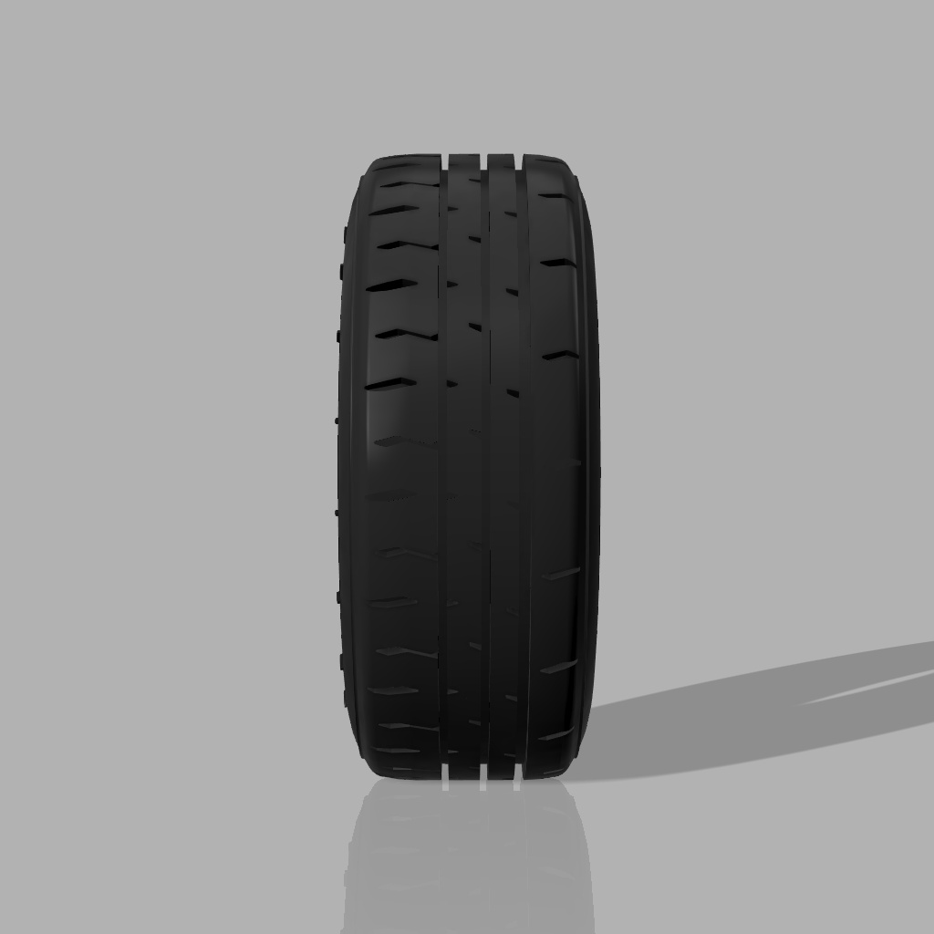 1/24 プラモデル タイヤ RE71RS 14 タイプ