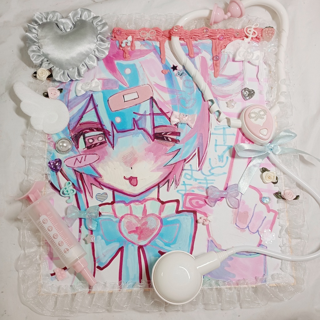 ナ〜ス♡デコ色紙