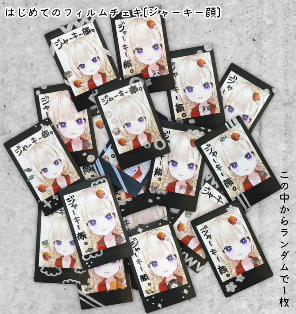 【狐森ろべ活動3.5周年記念】アクキー&インスタントチェキ