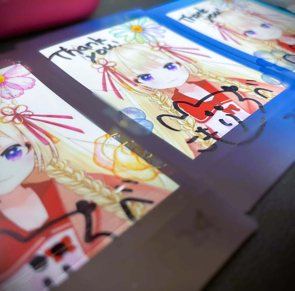 【狐森ろべ活動3.5周年記念】アクキー&インスタントチェキ