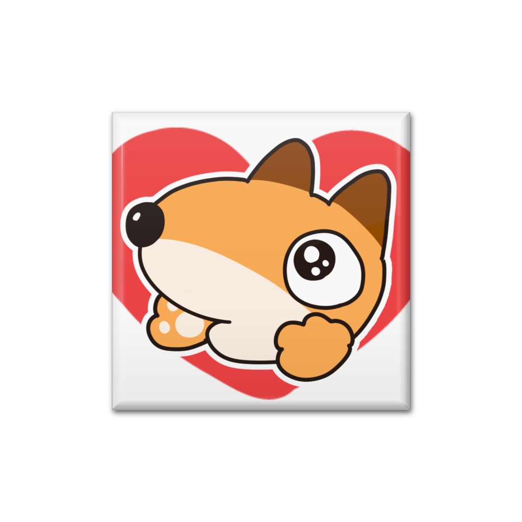 DECOチョコパッケージ風 四角缶バッジ <全3種>