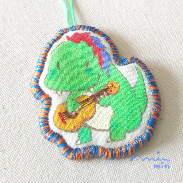 オーナメント おっとりけらとぷすサマー ウクレレティラノ