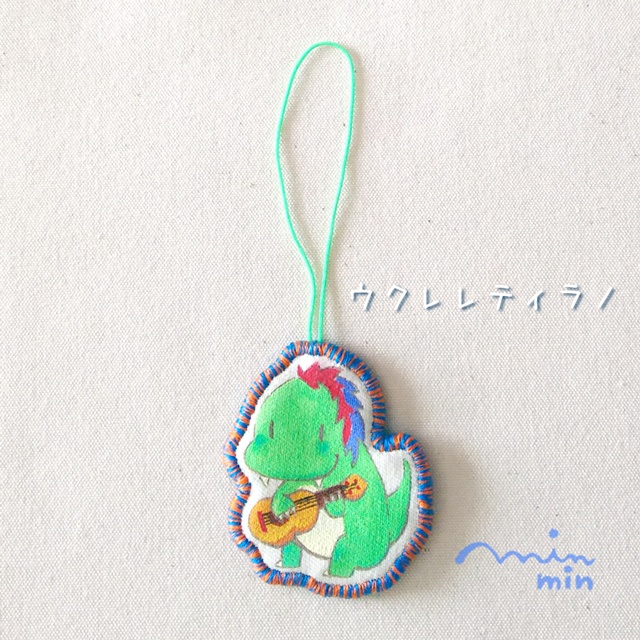 オーナメント おっとりけらとぷすサマー ウクレレティラノ