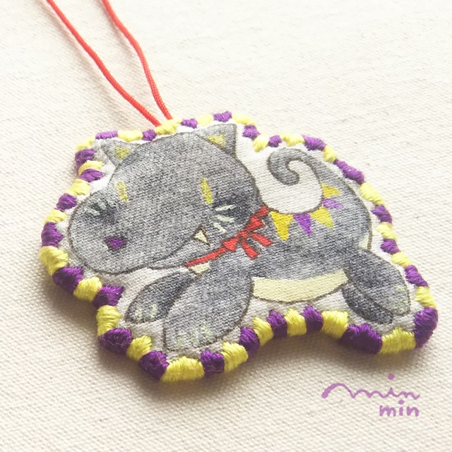 おっとりけらとぷす 光るハロウィン オーナメント クロネコクロノ