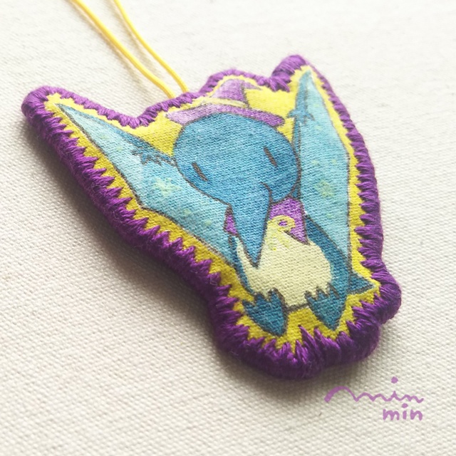 おっとりけらとぷす 光るハロウィン オーナメント 魔女プテラ