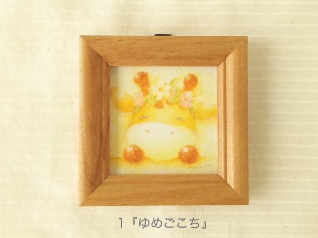 ミニ原画 きりんづくし