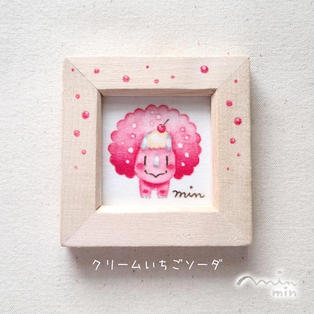 ミニ原画 おっとりけらとぷす クリームソーダ