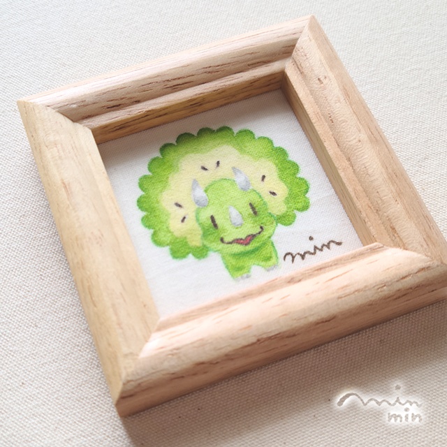 ミニ原画 おっとりけらとぷす りんご🍎🍏