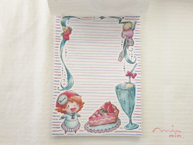 ポムのいちごソーダ メモ帳