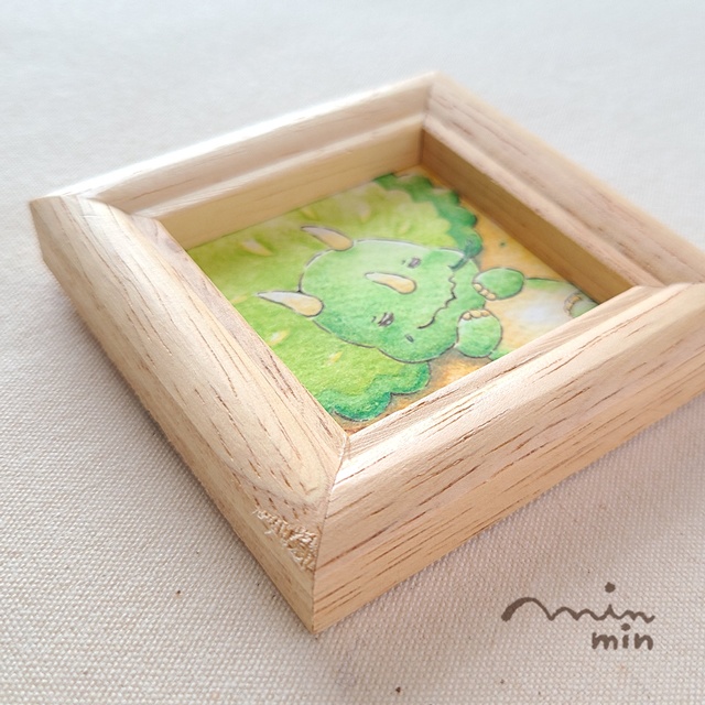 ミニ原画『おなかいっぱい♥️メロン』