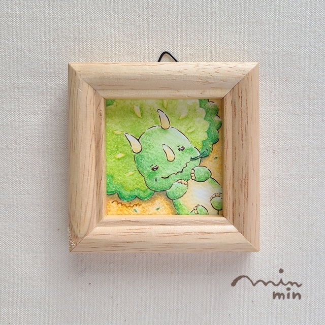 ミニ原画『おなかいっぱい♥️メロン』