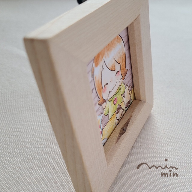 ミニ原画『お気に入りパフェ』