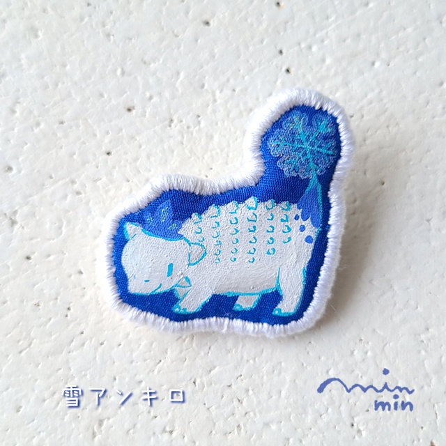 バッジ おっとりけらとぷす雪