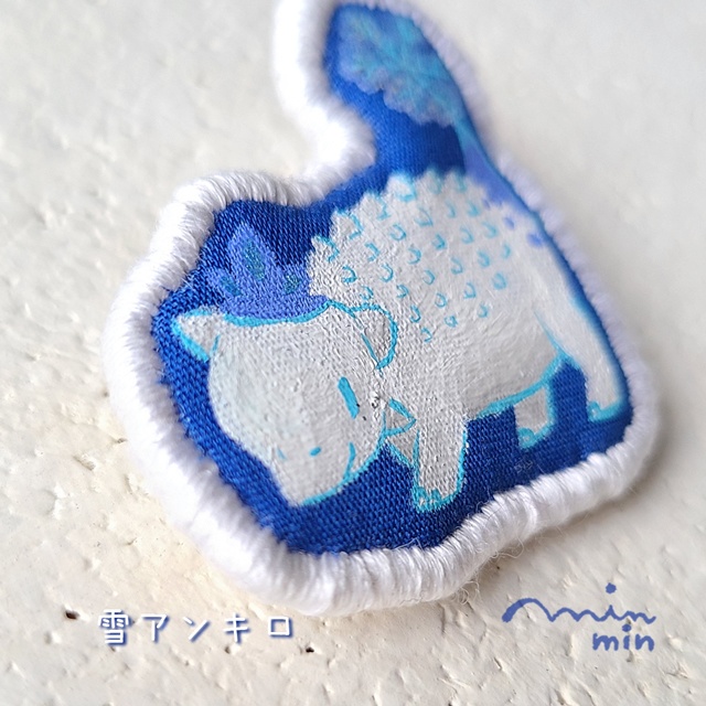 バッジ おっとりけらとぷす雪