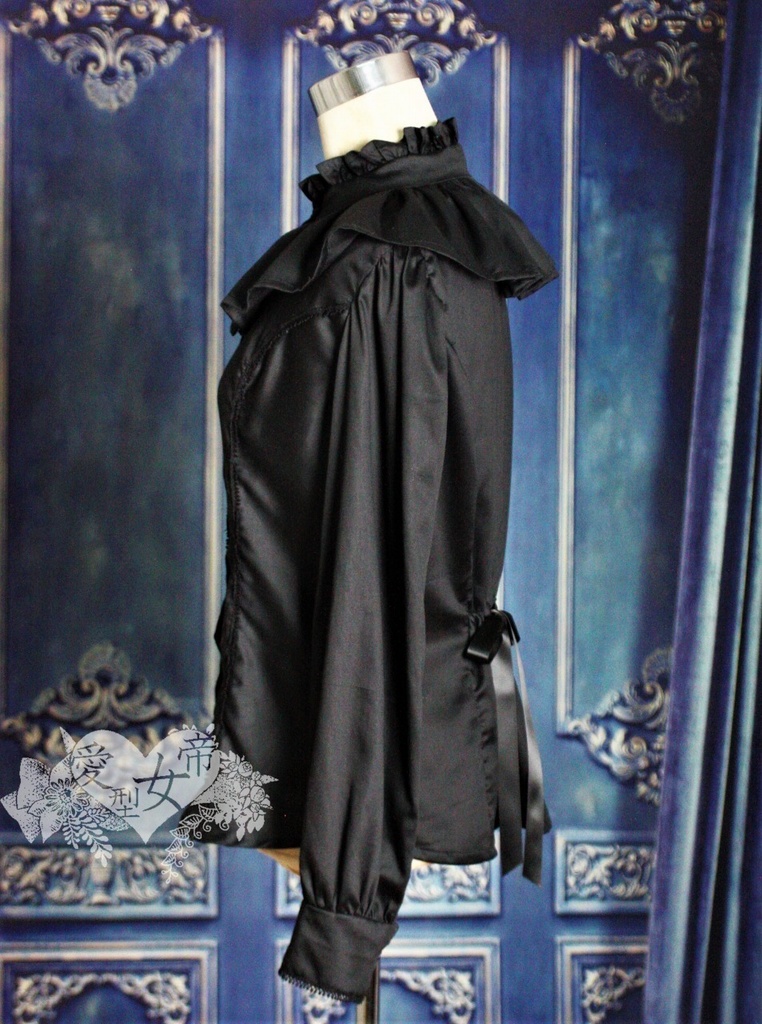 フリルカーラーブラウス