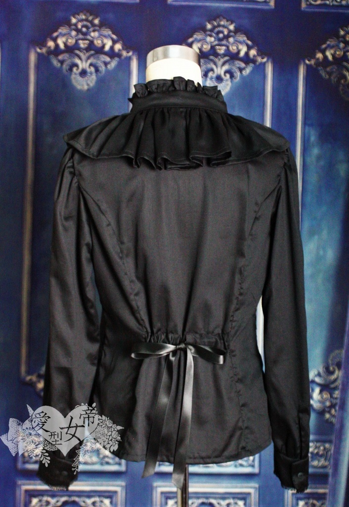 フリルカーラーブラウス