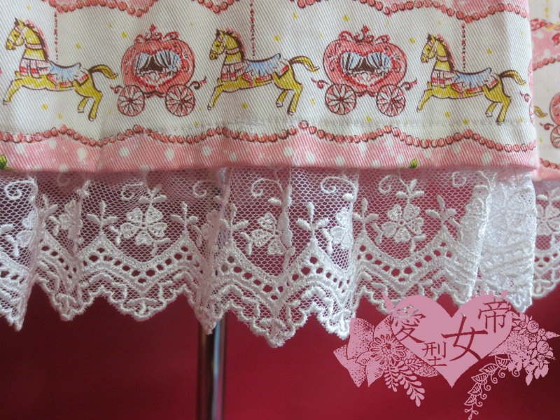 メリーゴーランドなジャンパースカート ピンク