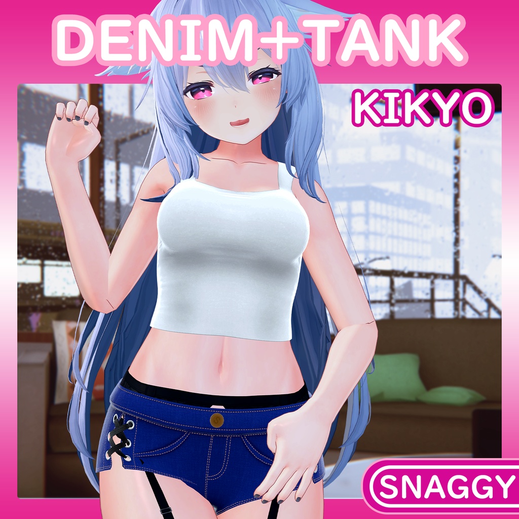 [Kikyo/桔梗用] Denim+Tank
