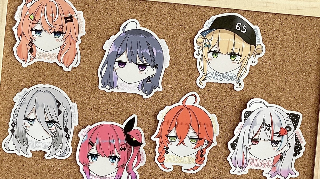 Idiosステッカーセット