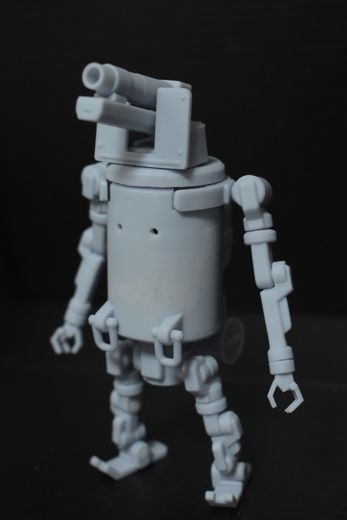 円筒ロボ(対空、歩兵砲)