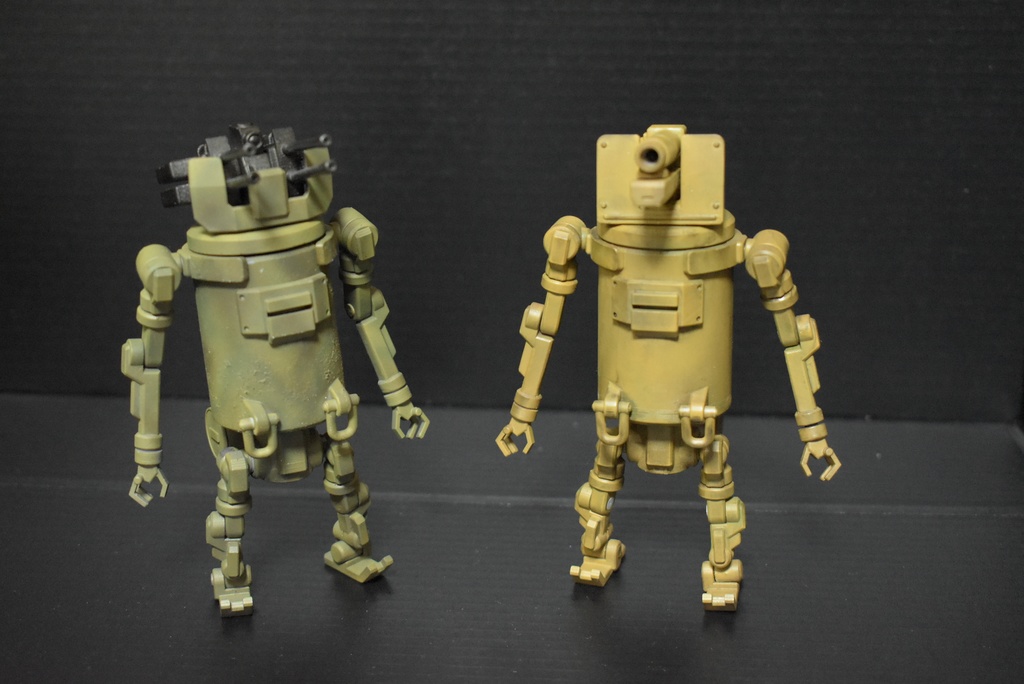 円筒ロボ(対空、歩兵砲)