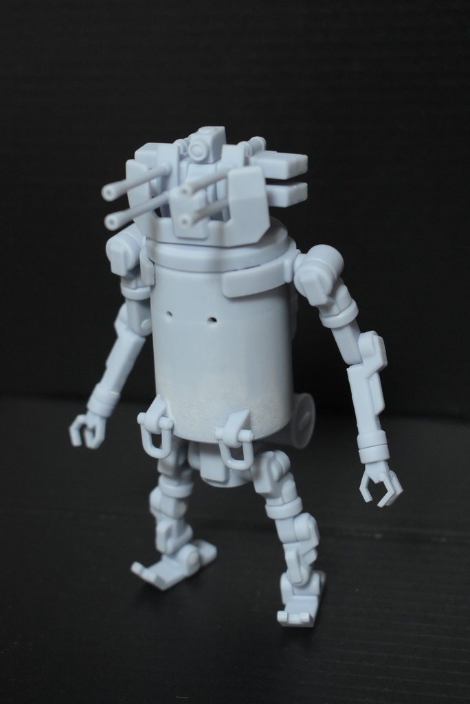 円筒ロボ(対空、歩兵砲)