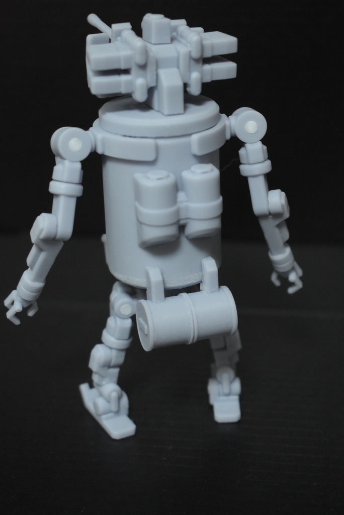 円筒ロボ(対空、歩兵砲)