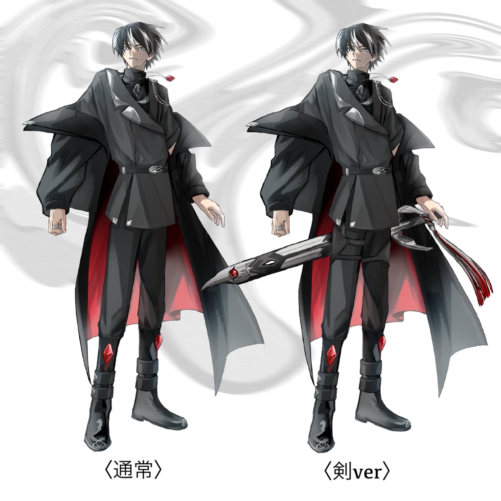 立ち絵素材1【表情9種】