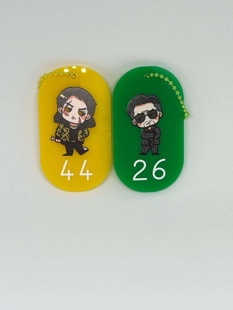 タグ型アクキー