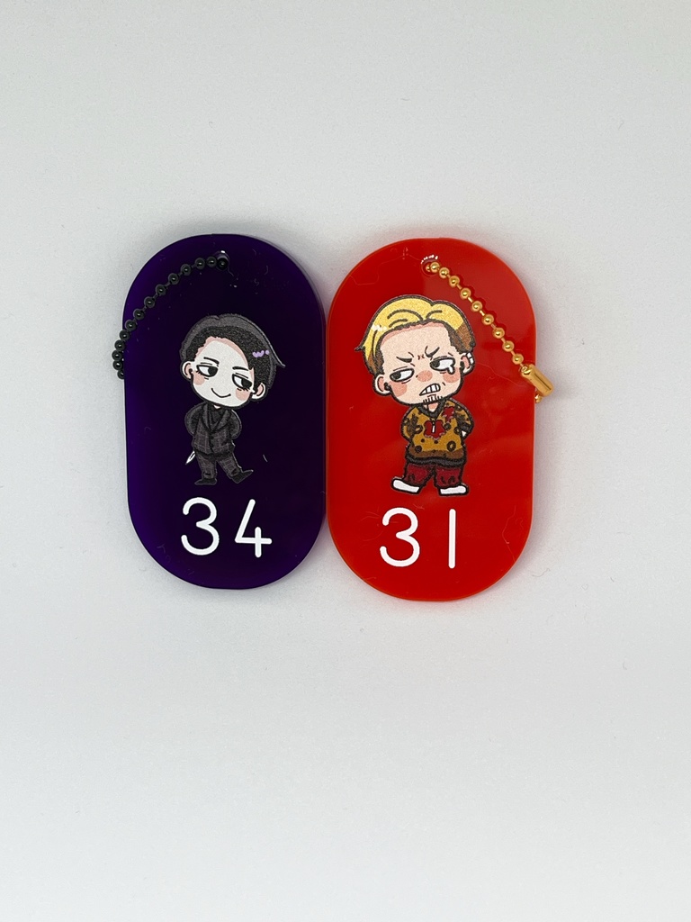 タグ型アクキー