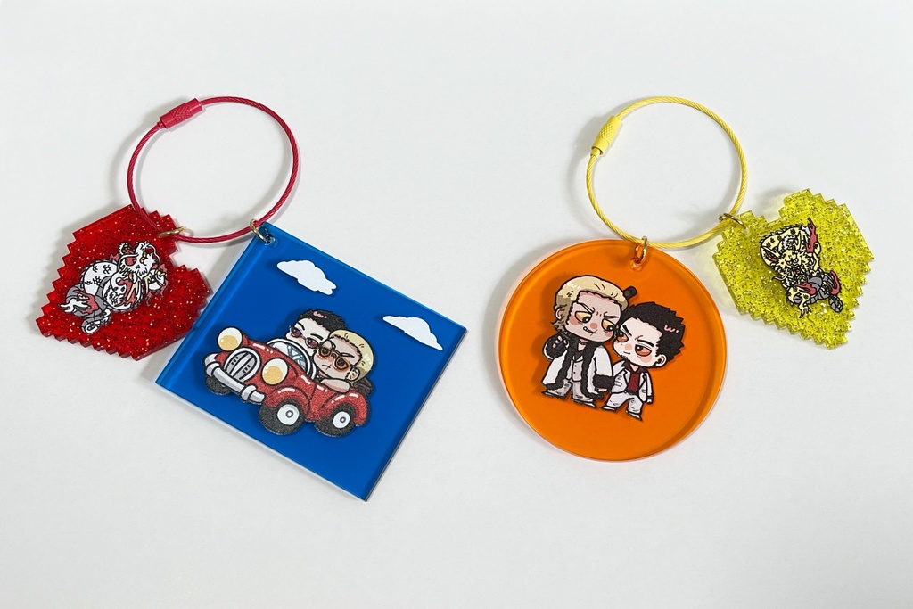 龍桐アクリルキーホルダー